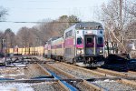 Inbound Train #410 approaches Ayer Station 